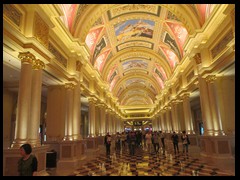 Grand Lobby, The Venetian. Reminds of a European castle.